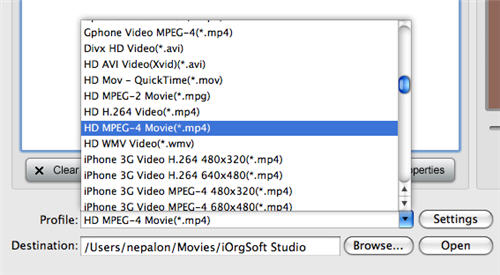 Convert avi to itunes MPEG-4 videos.